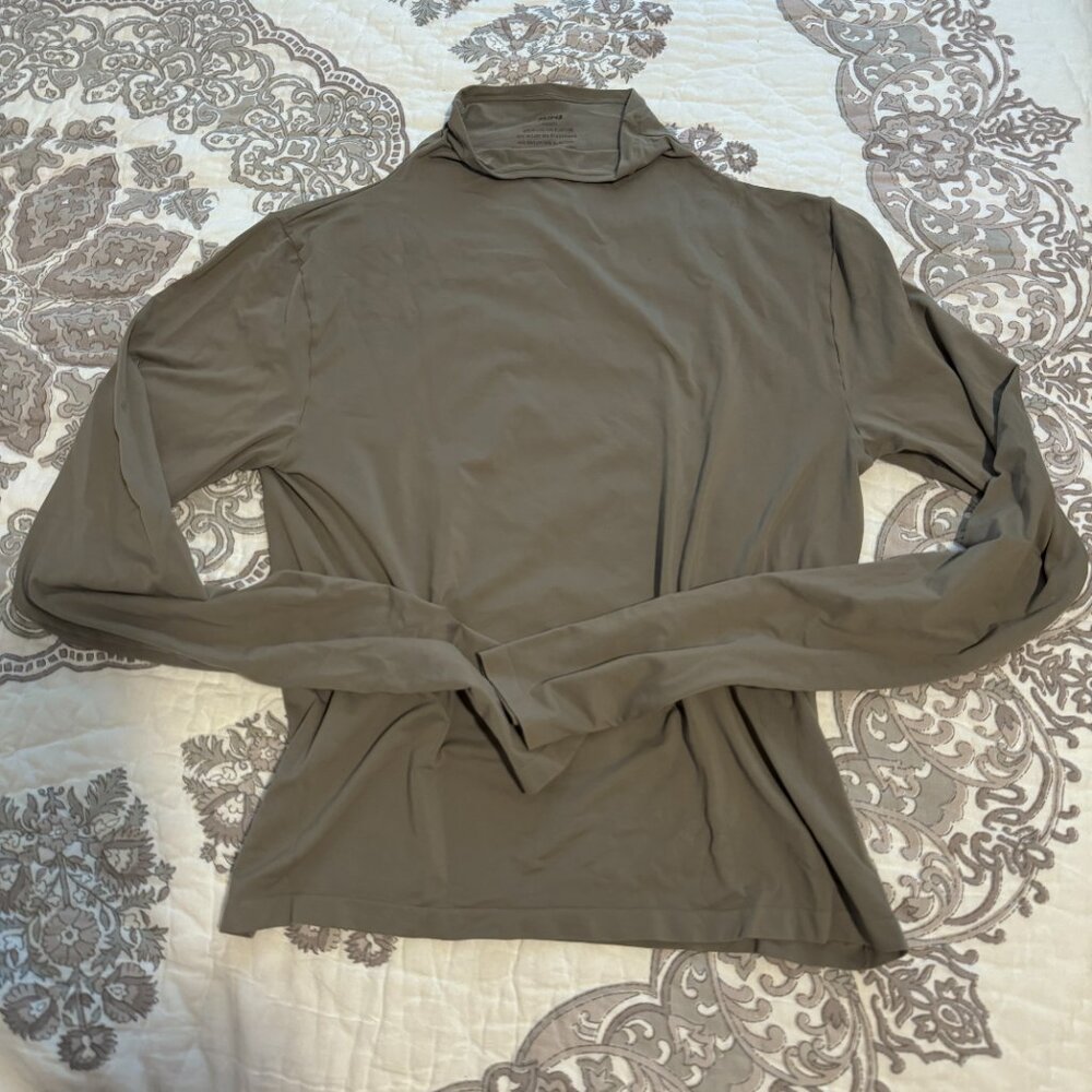 Skims Soft Smoothing Turtleneck Top Army Green 2x - image 3